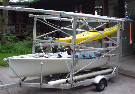 Trailex Trailer with 14 & kayak