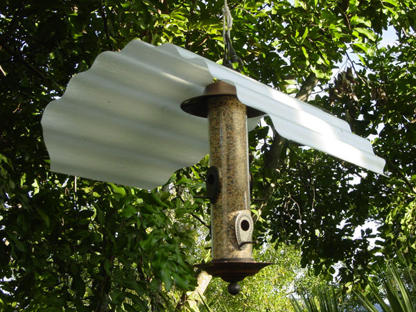 smaller bird-feeder and top