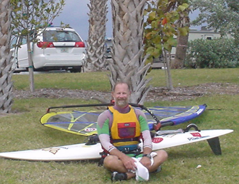 Mr. Bill at Jensen Beach Causeway - close-up