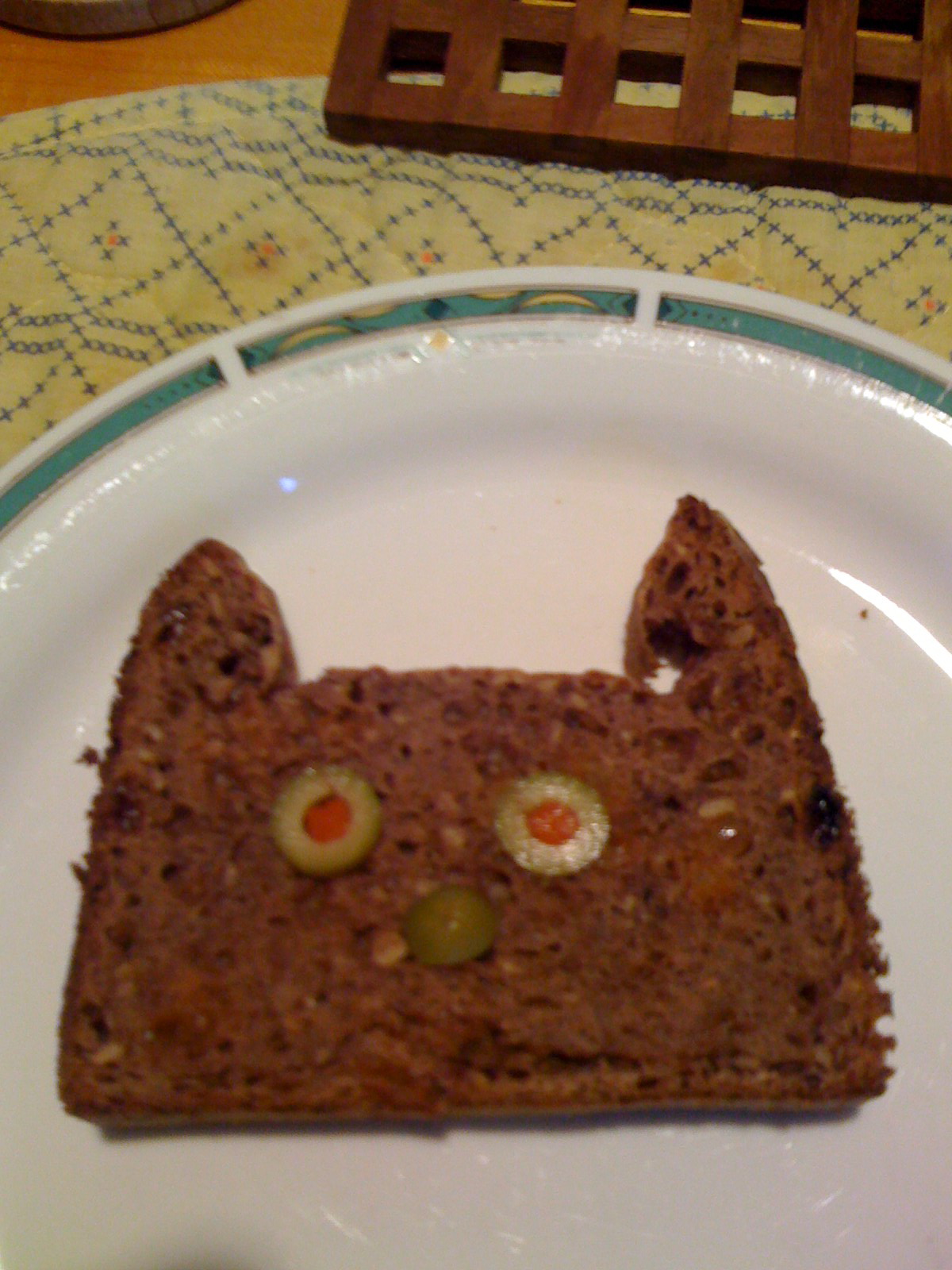 breakfast cat bread